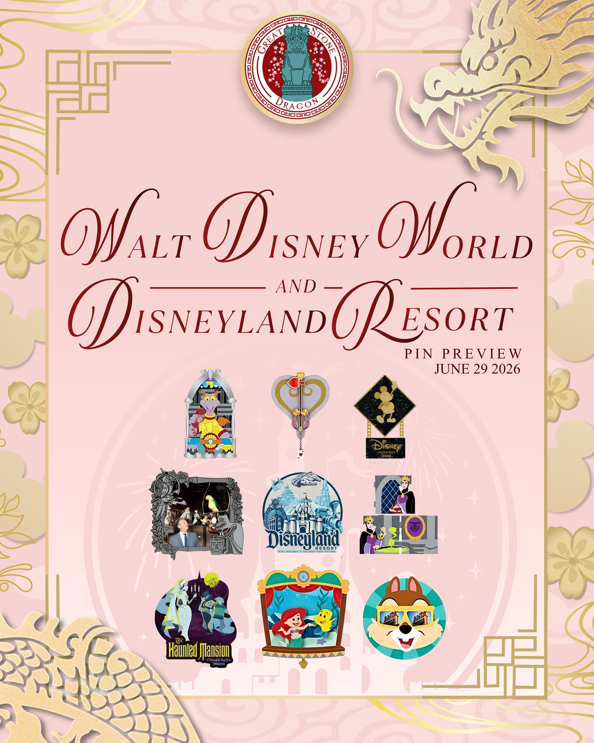 July WDW and DLR Releases page 1