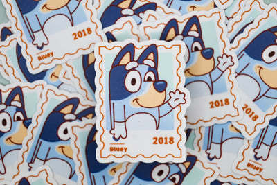 Bluey– First Class Postage Sticker