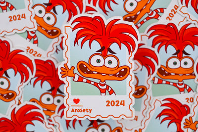 Anxiety– First Class Postage Sticker