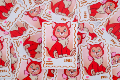 Dinah– First Class Postage Sticker