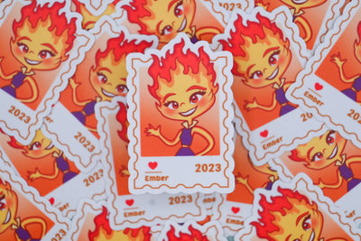 Ember– First Class Postage Sticker
