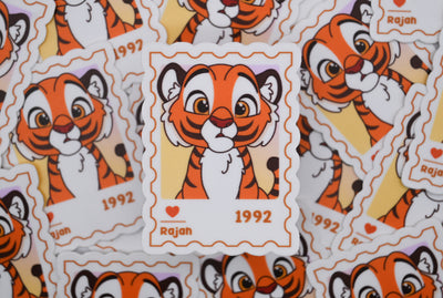 Rajah– First Class Postage Sticker