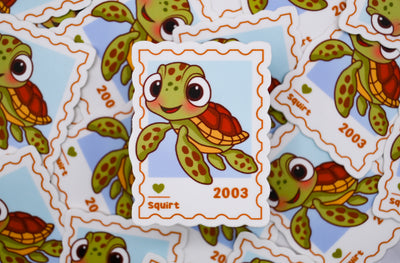 Squirt– First Class Postage Sticker