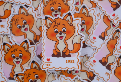 Tod– First Class Postage Sticker