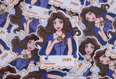 Vanessa- First Class Postage Sticker